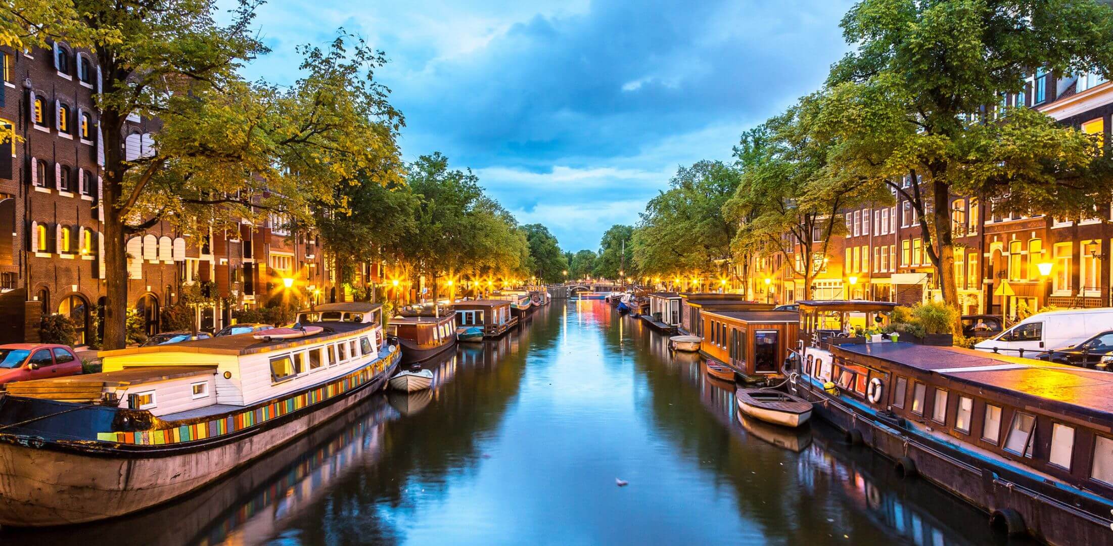 Amsterdam canal houses